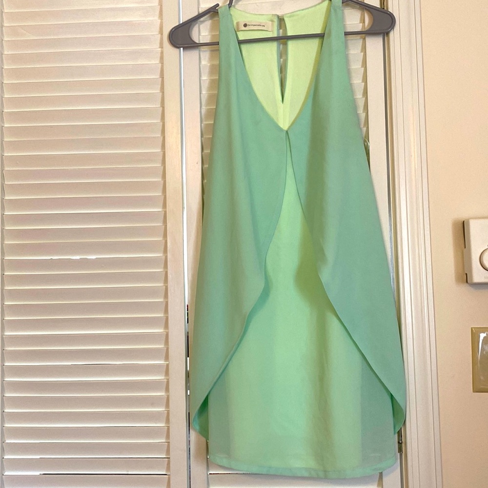 The Impeccable Pig mint green dress, size small, perfect for wedding guest